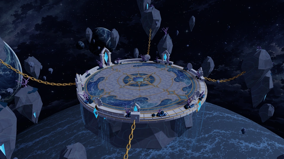Cosmic Sea Arena · Suspended Sanctuary