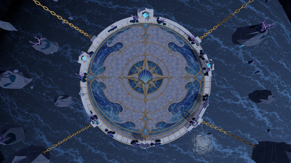 Cosmic Sea Arena · Arena Layout