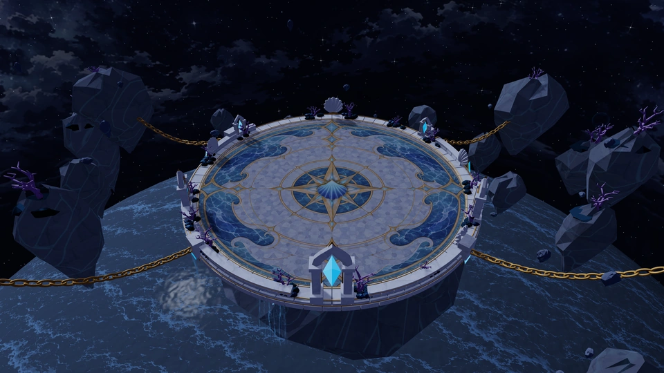 Cosmic Sea Arena · Reverse View