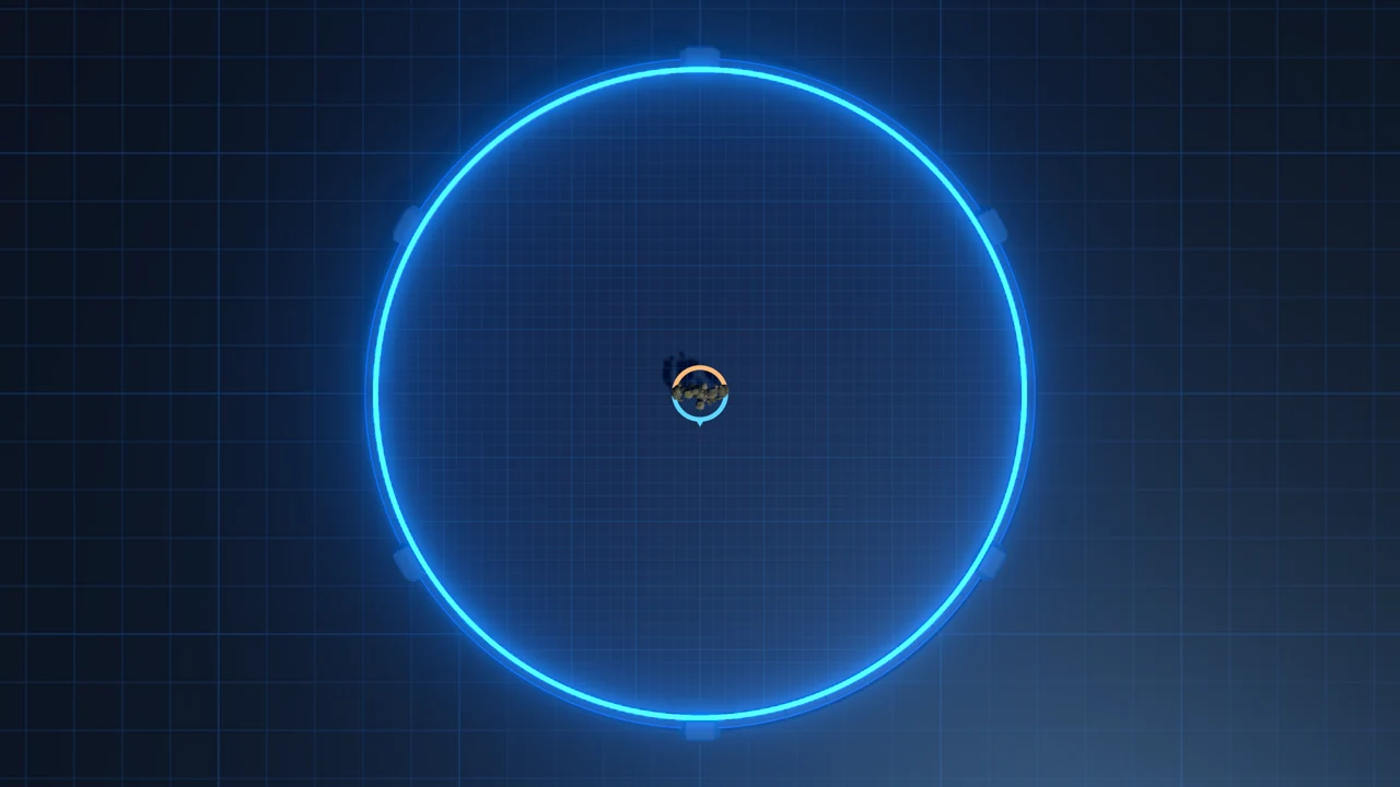 Boss Creator Arena · The combat floor