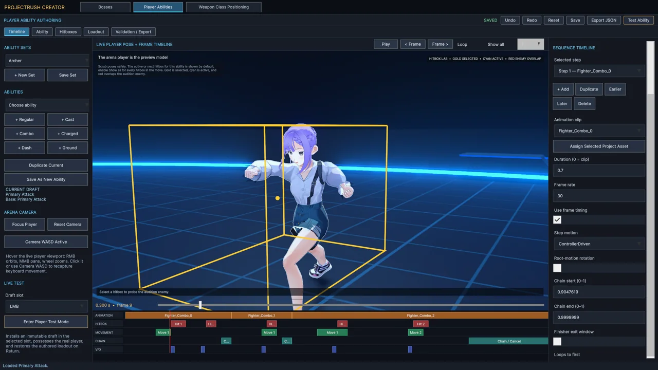 Fighter · Hitbox preview